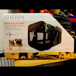 This is a travel bag for cats or small dogs.